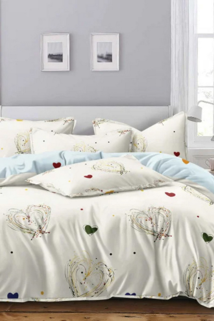 Євро комплект постільної білизни "Viluta"